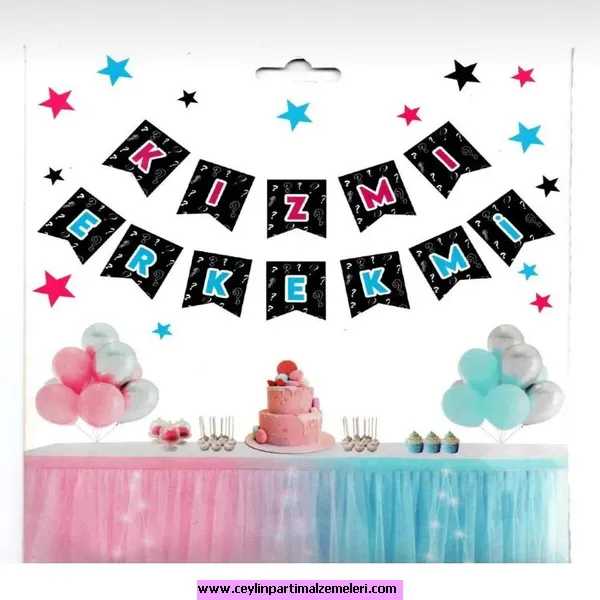 Kız Mı Erkek Mi Temalı Banner